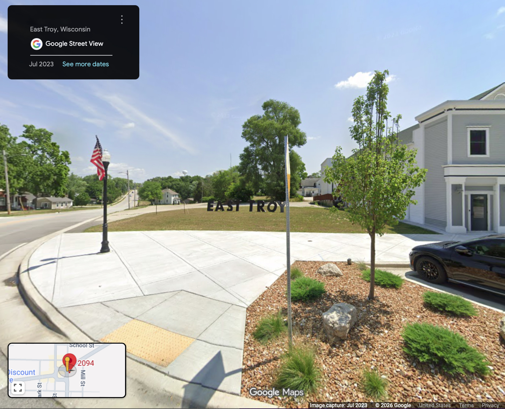 Google Street View of Wal-1 Site 2023